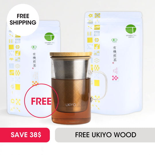 FREE Ukiyo Wood, Pu'er, Kamairicha Japanese Teas Deal