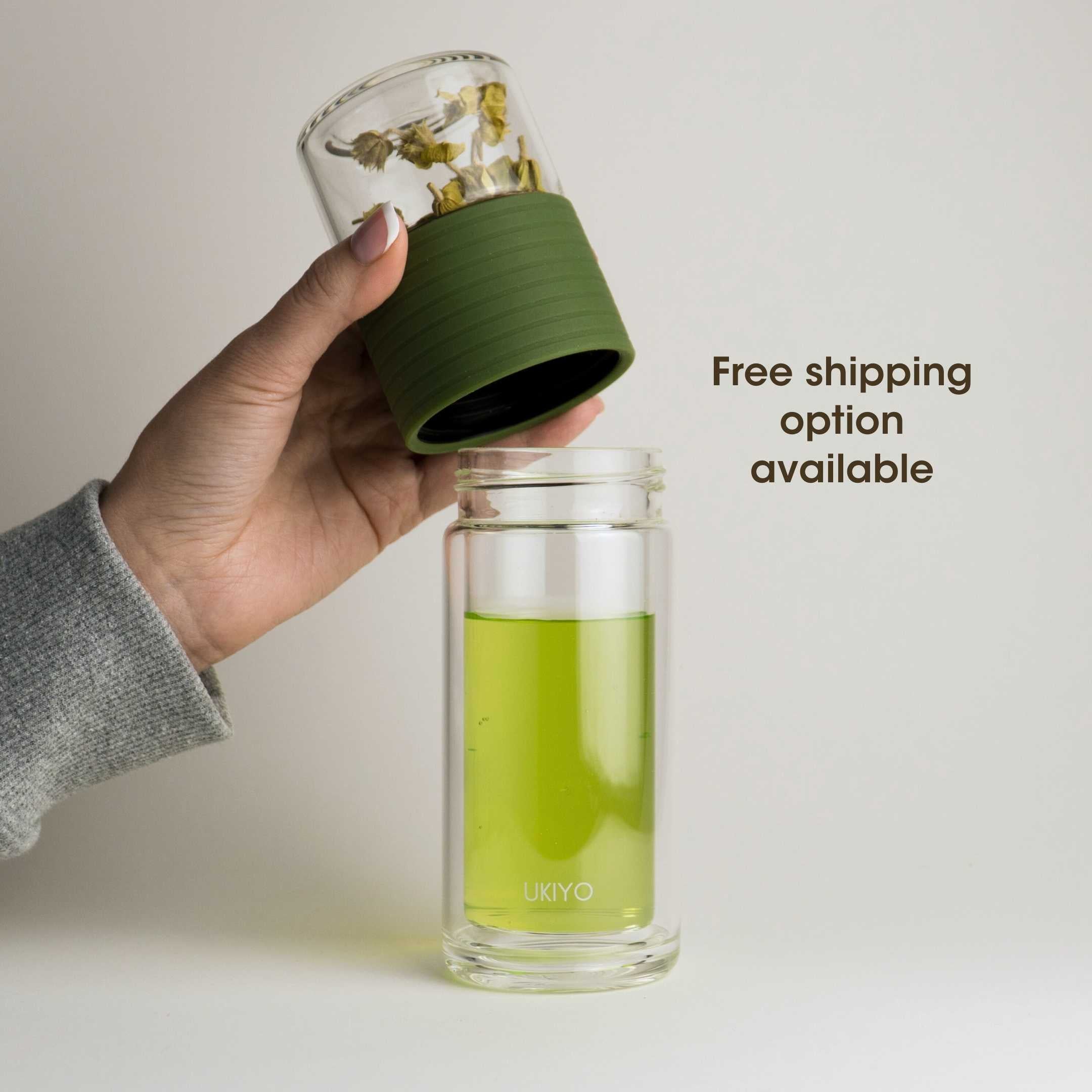 Ukiyo Sense - Double-Wall Glass Tea Infuser – Ukiyo Lifestyle